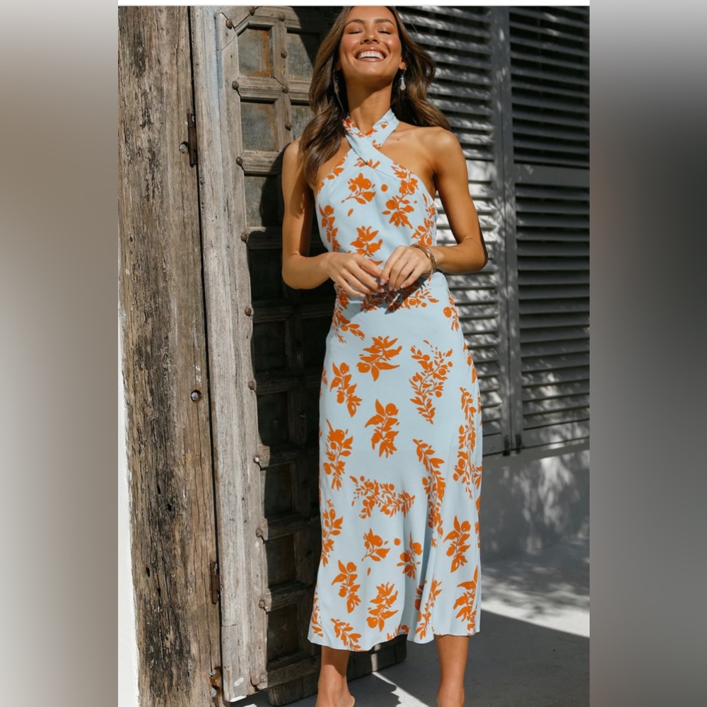 Hey Molly womens leave me loving you midi dress size 6
